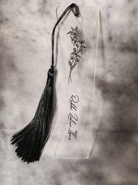 Acrylic Bookmark with Tassel